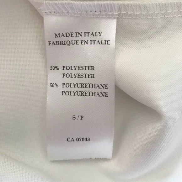 🇮🇹 Philharmonie by Grace White Faux Leather Skirt (NWT, Made in Italy) - Picture 9 of 9